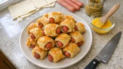 Feuilletés aux knackis bien dorés : la recette facile pour l’apéro