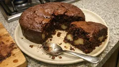 Fondant léger chocolat-poires : sans beurre, avec de la compote, et vraiment moelleux