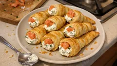 Cornets feuilletés saumon & ciboulette : l’apéritif croustillant qui fait son petit effet