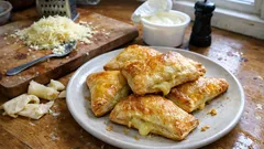 Feuilletés au fromage en 15 min : croustillants dehors, fondants dedans
