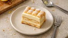 Charlotte au citron sans cuisson : une crème au lait concentré qui se tient à la découpe