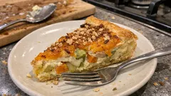 Tarte aux 3 légumes d’hiver : poireaux, carottes, navets, version crousti-fondante