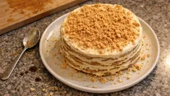 Bolo de bolacha au café : le gâteau portugais sans cuisson, fondant après quelques heures au frais