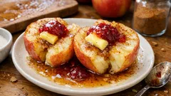 Pommes au four au micro-ondes : un dessert chaud prêt en moins de 10 minutes