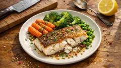 Merlu poêlé aux petits légumes : un plat léger prêt en 25 minutes