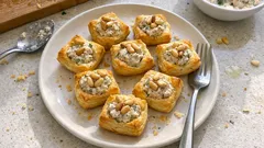 Mini feuilletés thon–Boursin : croustillants et prêts en 15 minutes