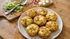 Muffins fondants courgette-jambon-mozzarella : le dîner léger qui plaît à tous
