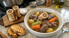 Pot-au-feu aux os à moelle : le grand classique qui réchauffe les dimanches d’hiver