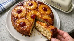 Gâteau renversé ananas-coco : moelleux, caramel léger et démoulage parfait