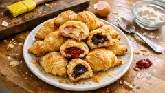 Mini croissants feuilletés pour l’apéro : rapides, dorés et faciles à garnir